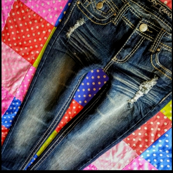 Almost Famous Jeans Size 1 Skinny Leg Jegging Nwot - Picture 7 of 11